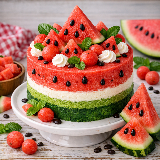 Water Melon Cake